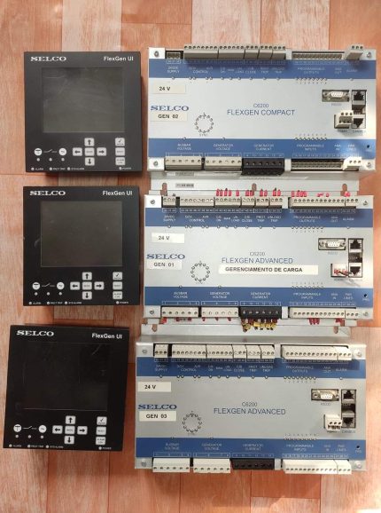 Selco C6200 Gencontroller Flexgen Generator Controller and display